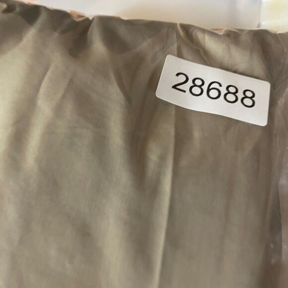 New Urban Outfitters Dress Pants Men L Large Beige High Rise Pleated Straight - Picture 14 of 14